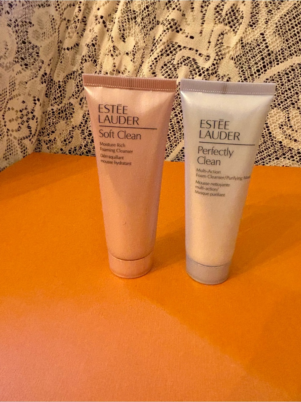 Estee Lauder Soft Clean & Perfectly Clean Dual Cleanser Set